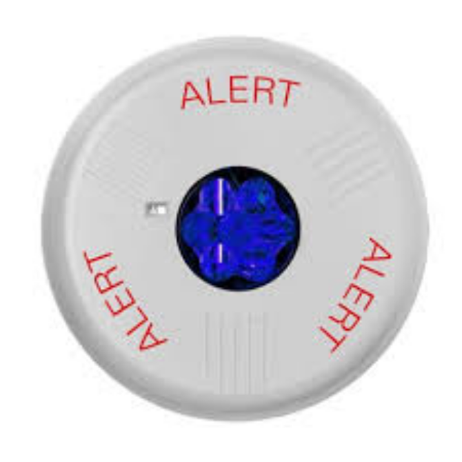 ELSTWC-NB WHEELOCK Eluxa Led Str Wht Ceiling 24V 5/12/30/40/50/65 Cd No Ltr Blue