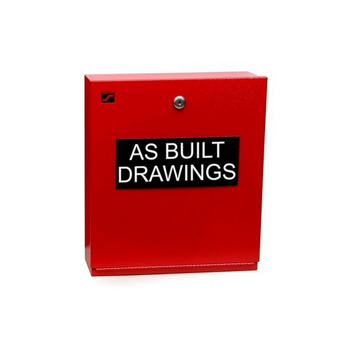 SSU00674 SPACE AGE DBX/AA AS BUILT DRAWING CAB RED 12 1/4"W X 14 1/4"H X 4"D