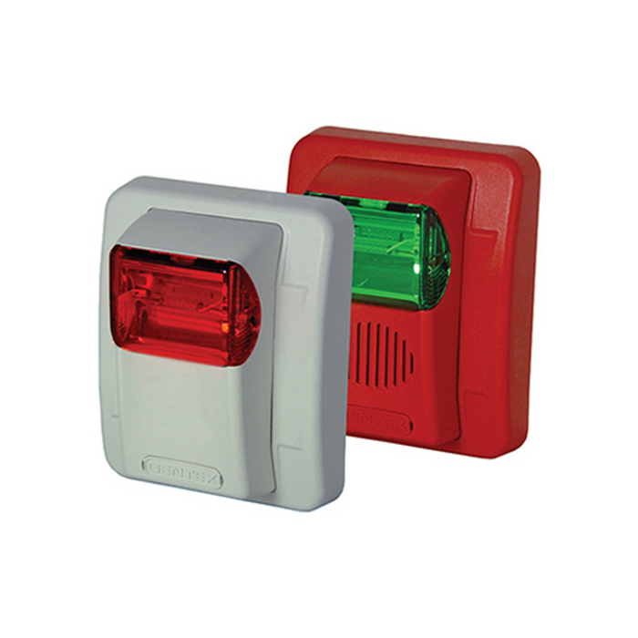 Potter CHS-24RW-WP (4890167) Wall Horn/Strobe, Red Lens, Weatherproof, White