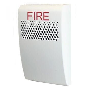 EG1AWF KIDDE COMMERCIAL Compact Wall Horn White FIRE Marking