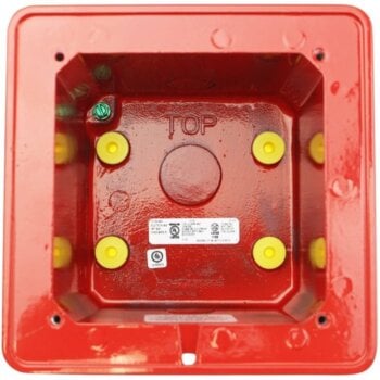 2459-WPB-R KIDDE COMMERCIAL Fire Alarm Signal Accessory Water-Proof Box Red