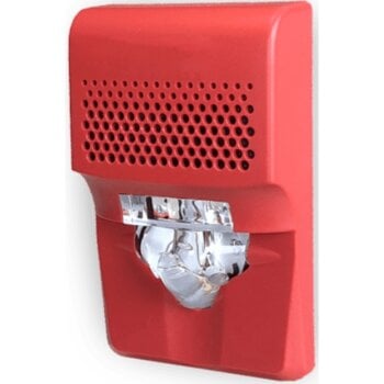 G1AVRN EDWARDS Compact Wall Horn/Strobe 15-75cd Red No Marking