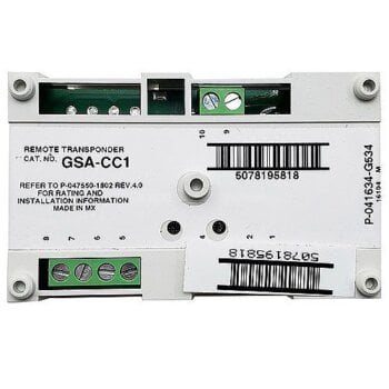 Kidde Commercial GSA-CC1 Single Input (Riser) Module. Features a built-in RING TONE generator; use for switching a single signal or audio circuit.