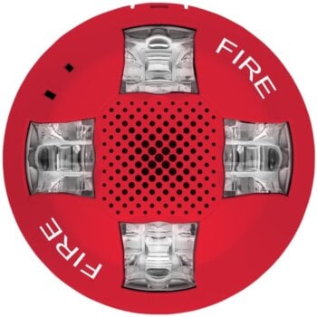 EGCAVRF KIDDE Kidde Ceiling Horn/Strobe 15-115Cd Red Fire Marking