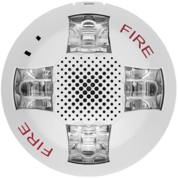 EGCAVWF KIDDE Ceiling Horn/Strobe 15-115cd White FIRE Marking