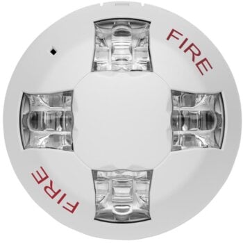 EGCVWF EDWARDS Ceiling Strobe 15-115cd White FIRE Marking