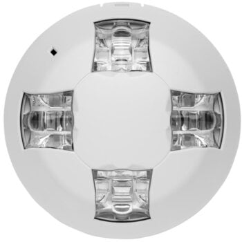 Kidde Commercial EGCVHWN Ceiling Strobe, 135-185cd, White, No Marking