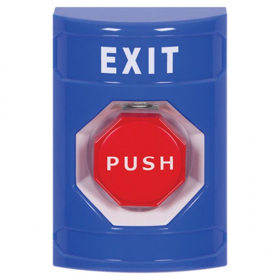 STI SS2408XT-EN Pneumatic Illuminated BLUE EXIT
