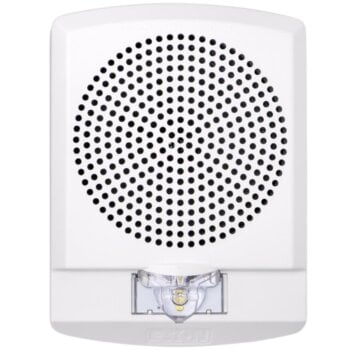 ELSPSTW-AL WHEELOCK Eluxa,Led Hf Spkr Str,Wht,Wall,24Vdc, 15/30/75/110/135/185Cd,Alert