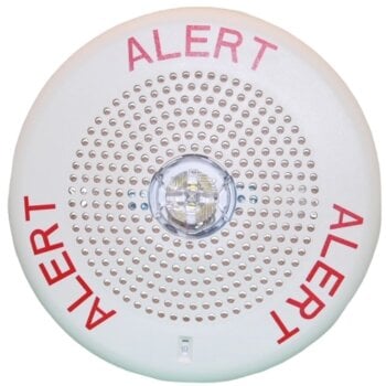 ELSPSTWC-AL WHEELOCK Eluxa,Led Hf Spkr Strb,Wht,Ceiling, 24Vdc,15/30/75/110/150/177Cd,Alert
