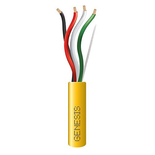 Spk Riser Genesis 16 AWG 4C Str Riser Speaker, Yellow, 500 ft. Pull Box - 525155 ...