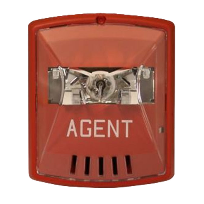 Wheelock Str HSR-A WHEELOCK Hn Str Red 2W Wall 12/24V 8Cd Agent — Nova Star Supply