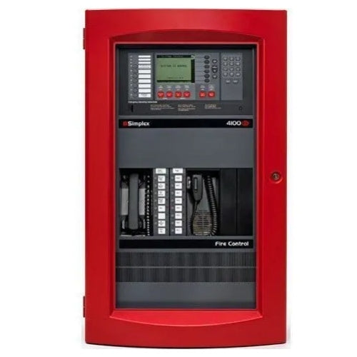 Simplex Door Panel Simplex 2975-9443 Back Box Glass Door Dress Panel Red 3 Bay — Nova Star ...