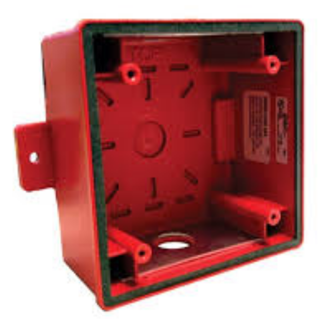 Addressable Module Back Box WHEELOCK IOB-R Backbox Surface In/Out Red — Nova Star Supply