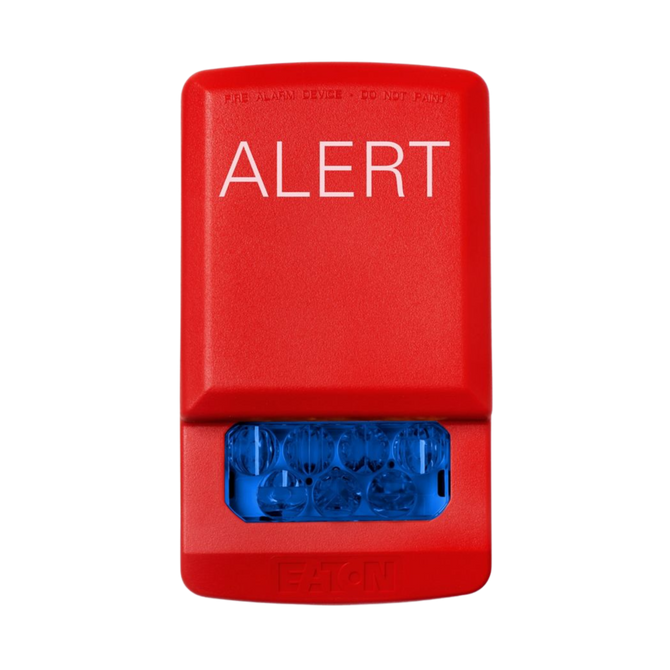 ELSTR-ALB WHEELOCK Cn101027 Eluxa Strobe Led Wall Red Alert Blue Lens ...