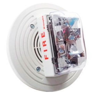 Simplex 4903-9253 Red with White “FIRE” Horizontal Wall Mount 30 Strobe ...