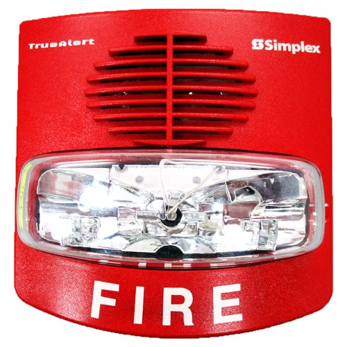Simplex 4904-9169 Free-Run Visible Notification Appliance Strobe Red ...