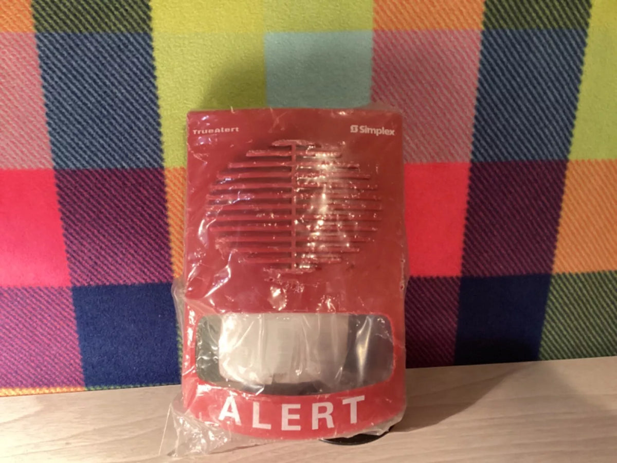 4905 9845 SIMPLEX Sv Cover Wall Red Alert Label — Nova Star Supply