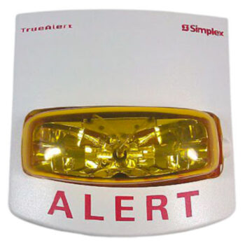 Simplex 4906-9108 VO Non-addressable Wall Mount Amber Lens Red “ALERT ...