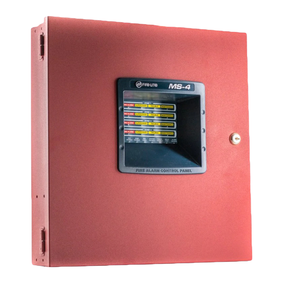 FIRE-LITE MS-4 Fire Alarm Control Panel — Nova Star Supply
