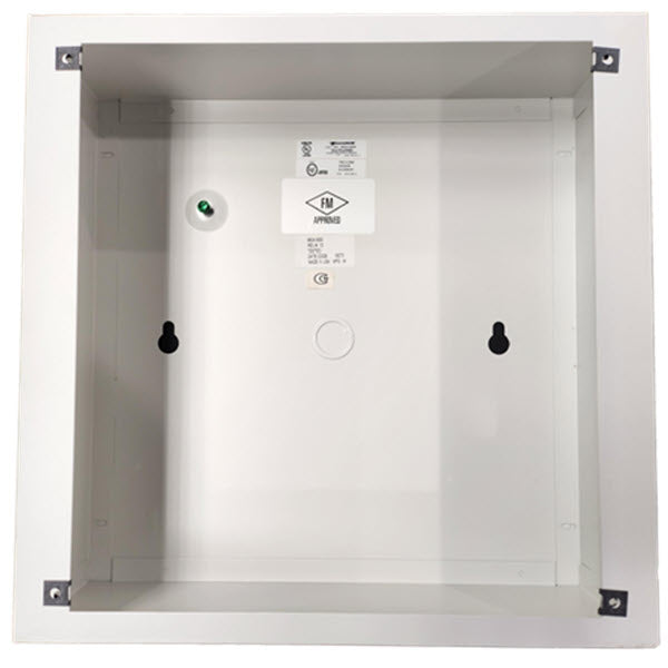 Edwards 960A-8SS Indoor White Square Surface Box — Nova Star Supply