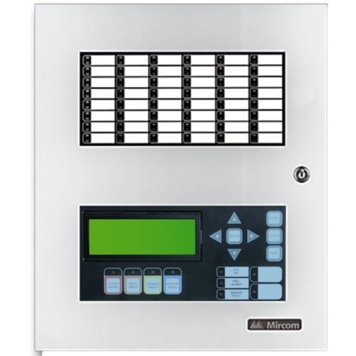 Booster Module Mircom BB-1002D MIRCOM Annunciator Backbox with Keylock Door (Houses 2 module ...