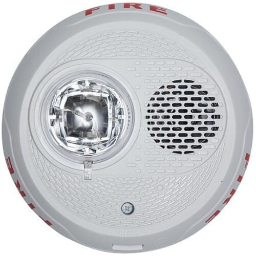 PC2WL-LF SYSTEM SENSOR L-Series White Ceiling-Mountable Clear Lens 2-W ...