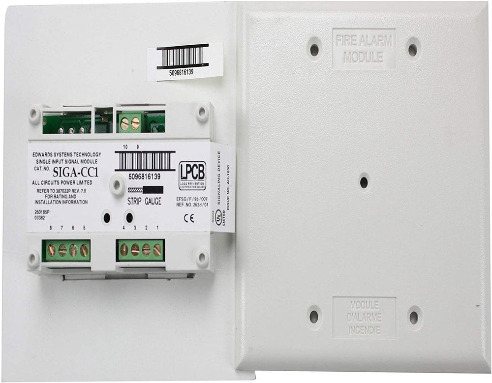 Siga Cc Module SIGA-CC1- EDWARDS Single Input Signal Module — Nova Star Supply